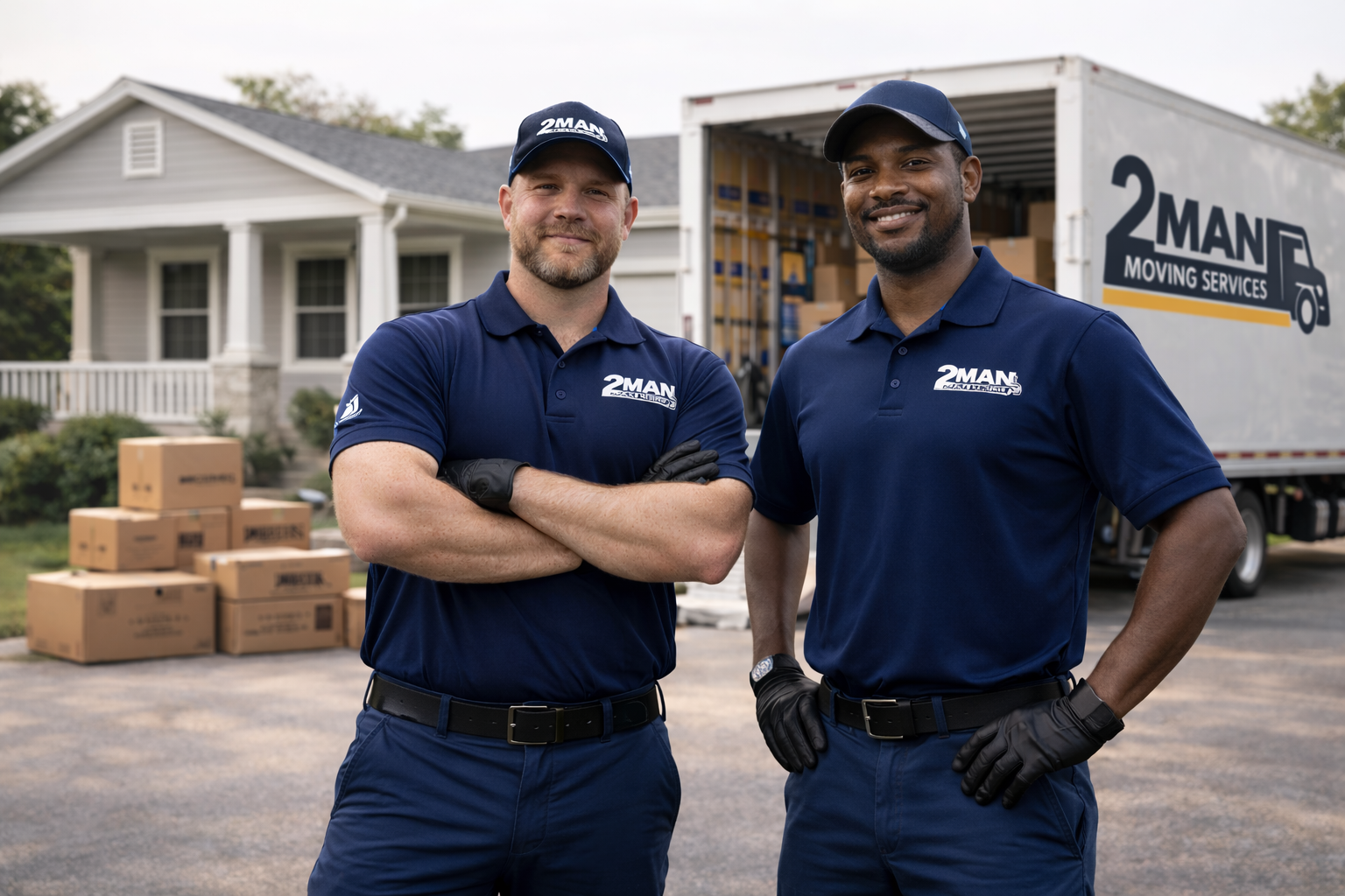 2Man Moving Services team or moving job