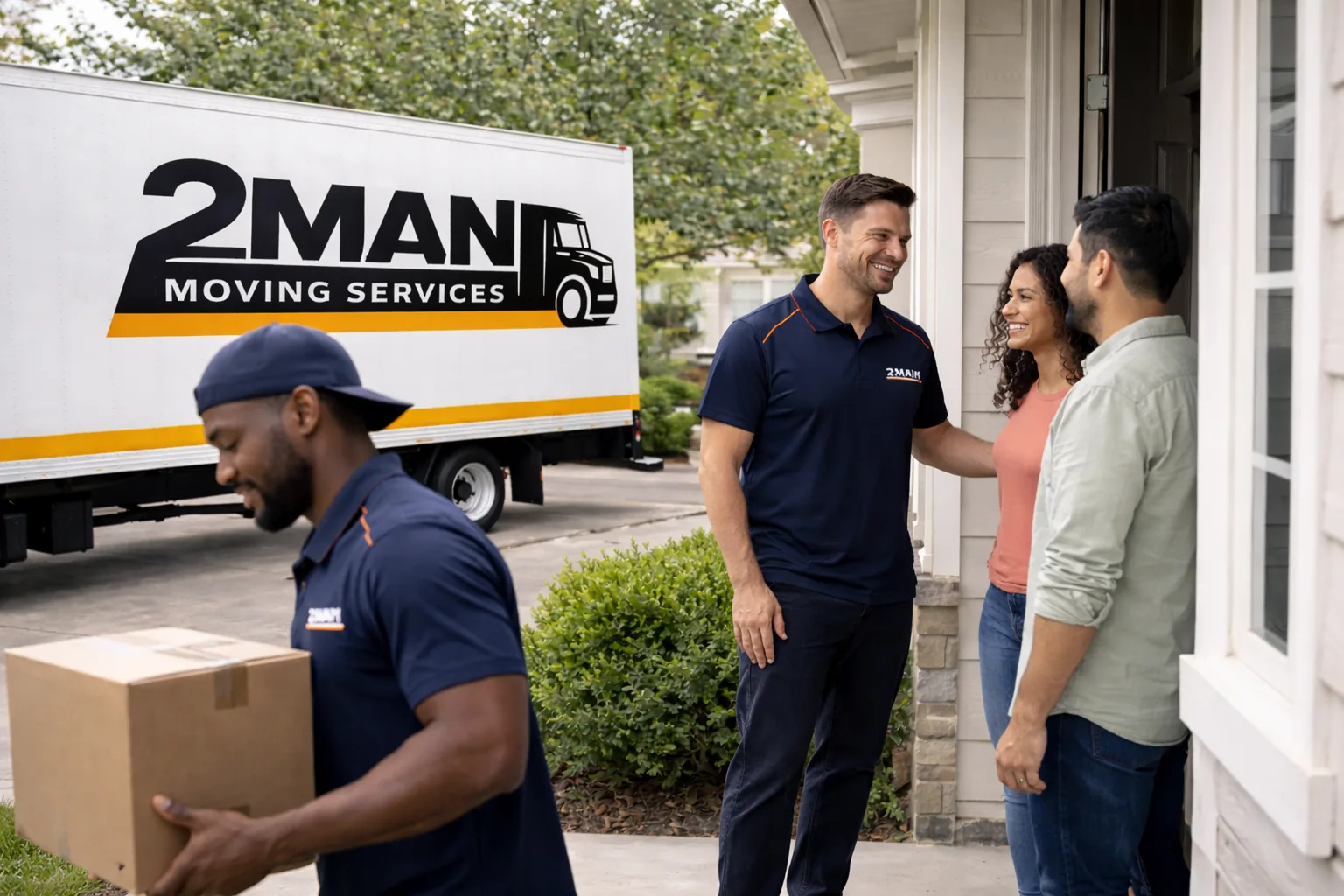 2Man Moving Services team or moving job